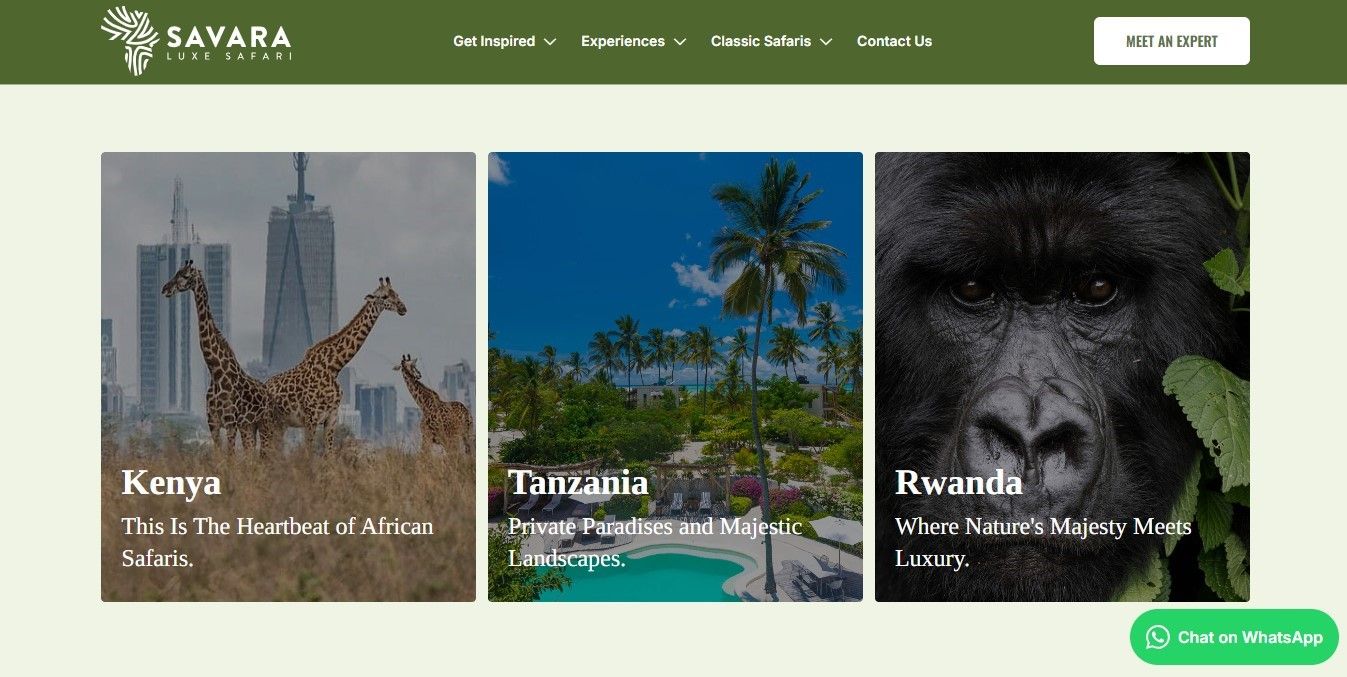 SavaraLuxe Tours