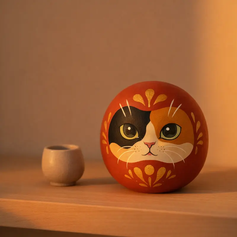 Cat Daruma
