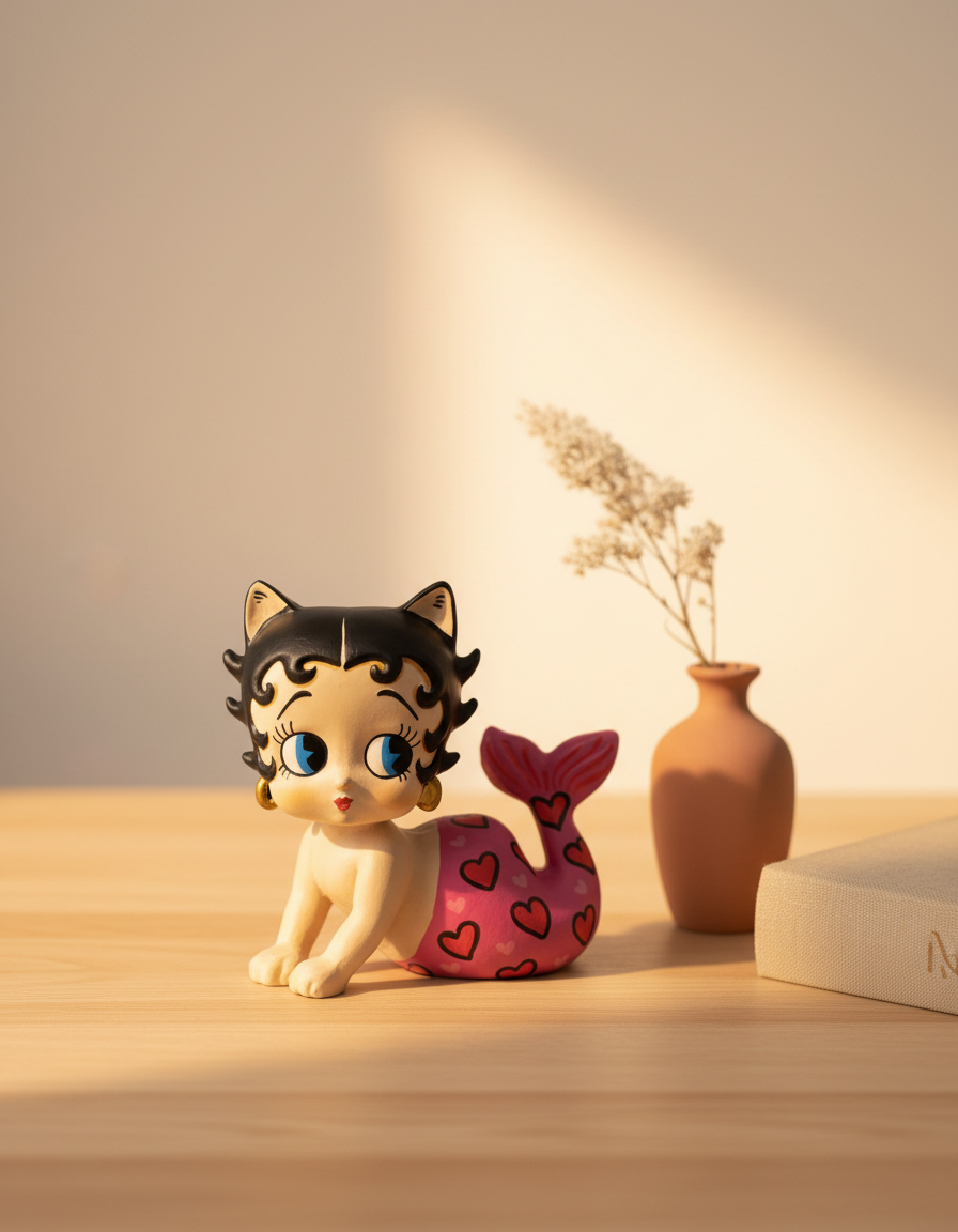 Betty Boop Mermaid Hearts