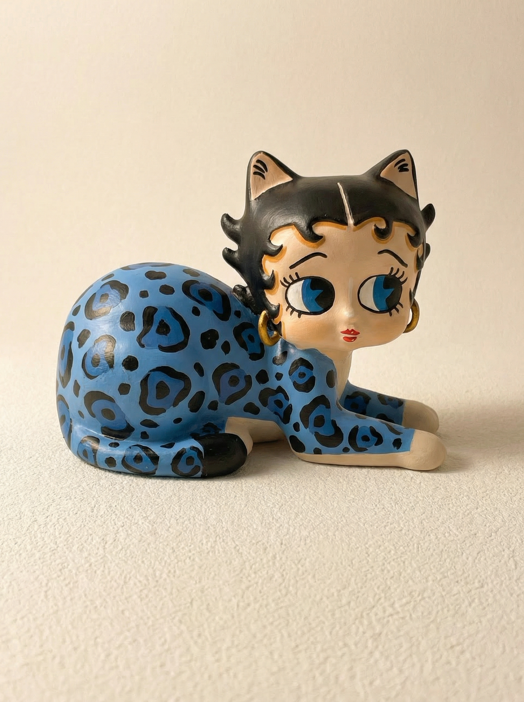 Betty Boop Blue Cat