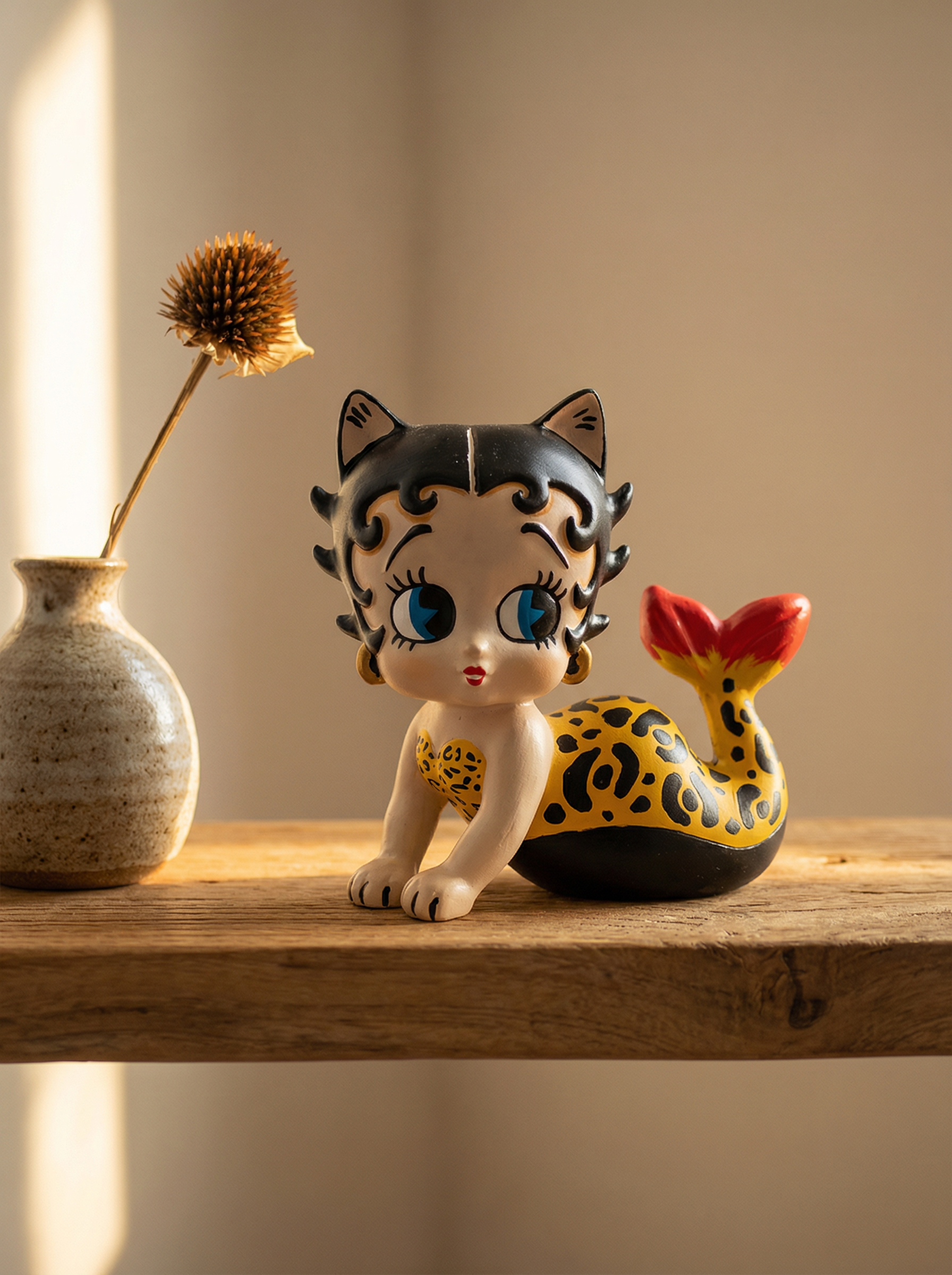 Betty Cat Leopard Mermaid