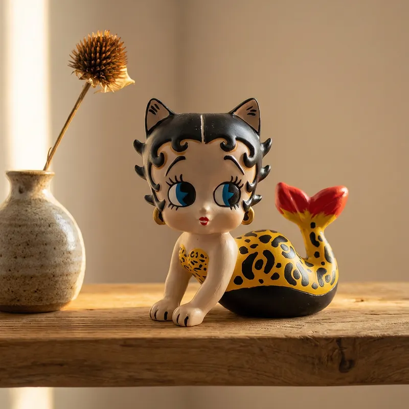 Betty Cat Leopard Mermaid