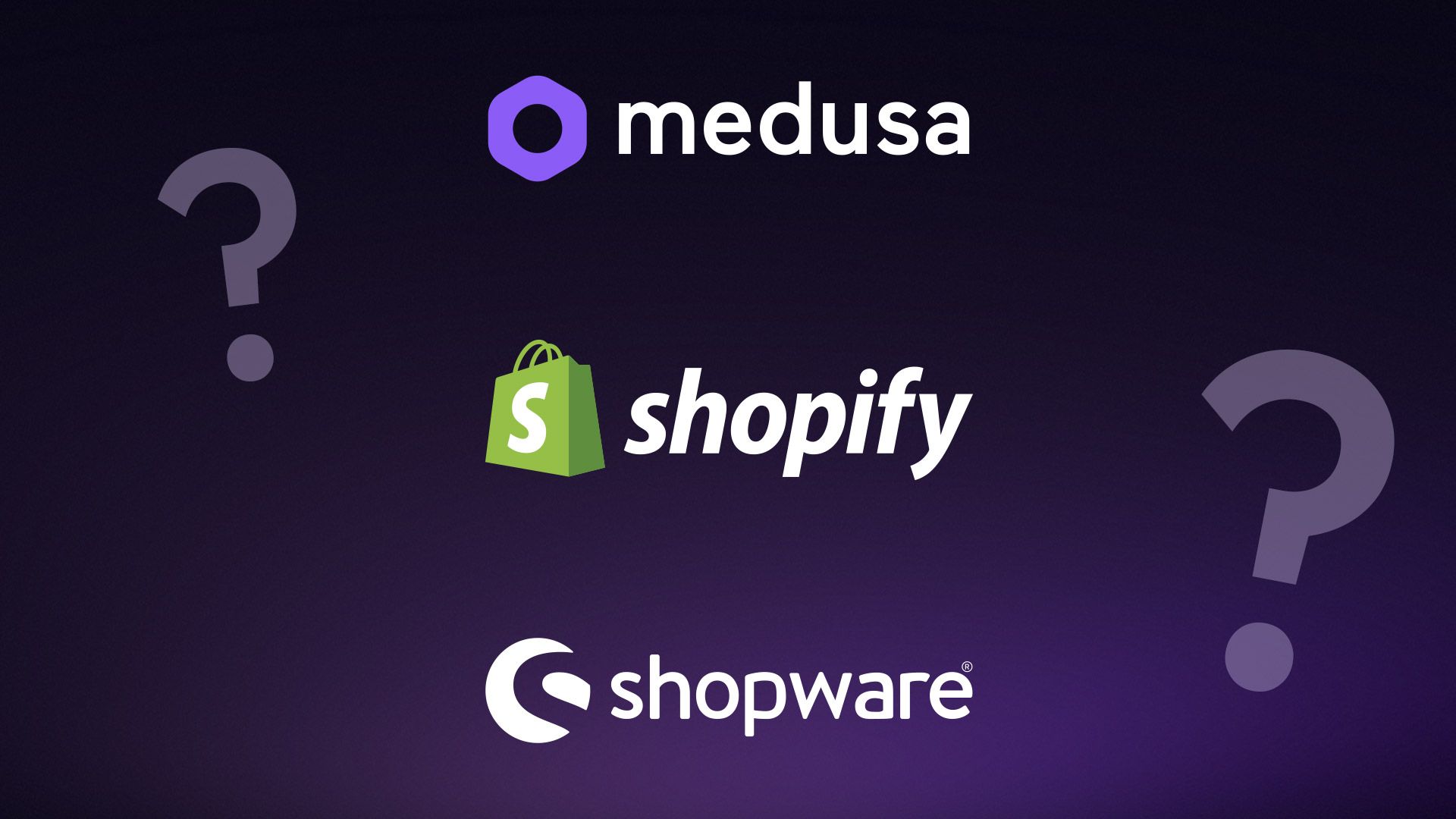 Shopify, Shopware oder Medusa.js? Das richtige Shopsystem für dein Business 2025 Shopify, Shopware oder Medusa.js? Das richtige Shopsystem für dein Business 2025