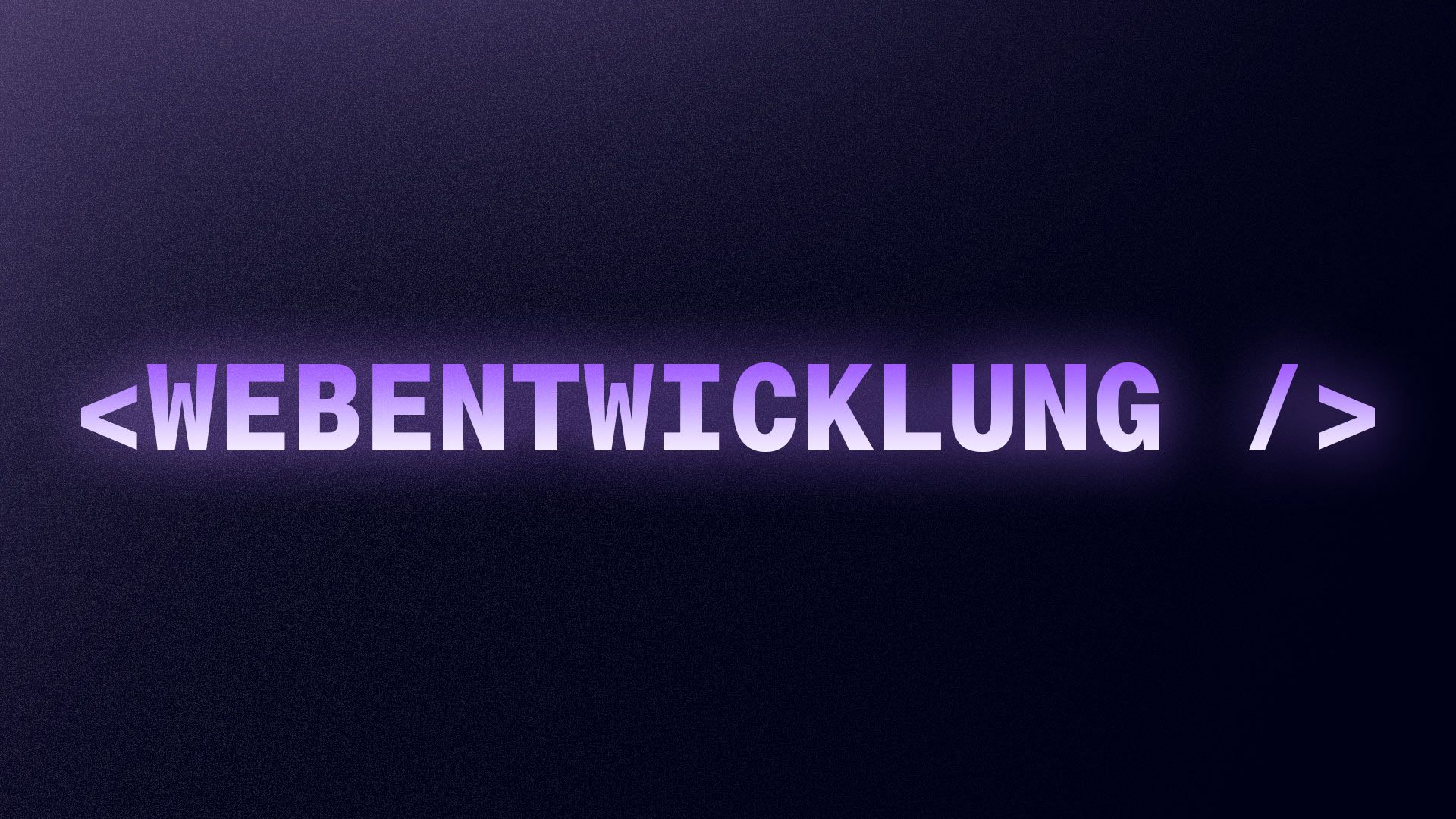 Webentwicklung