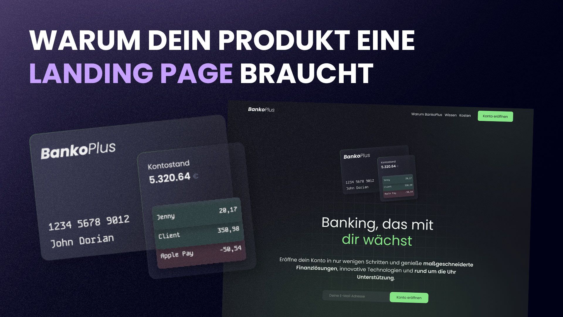 Was bringt eine Landing Page und warum du eine für dein Produkt brauchst