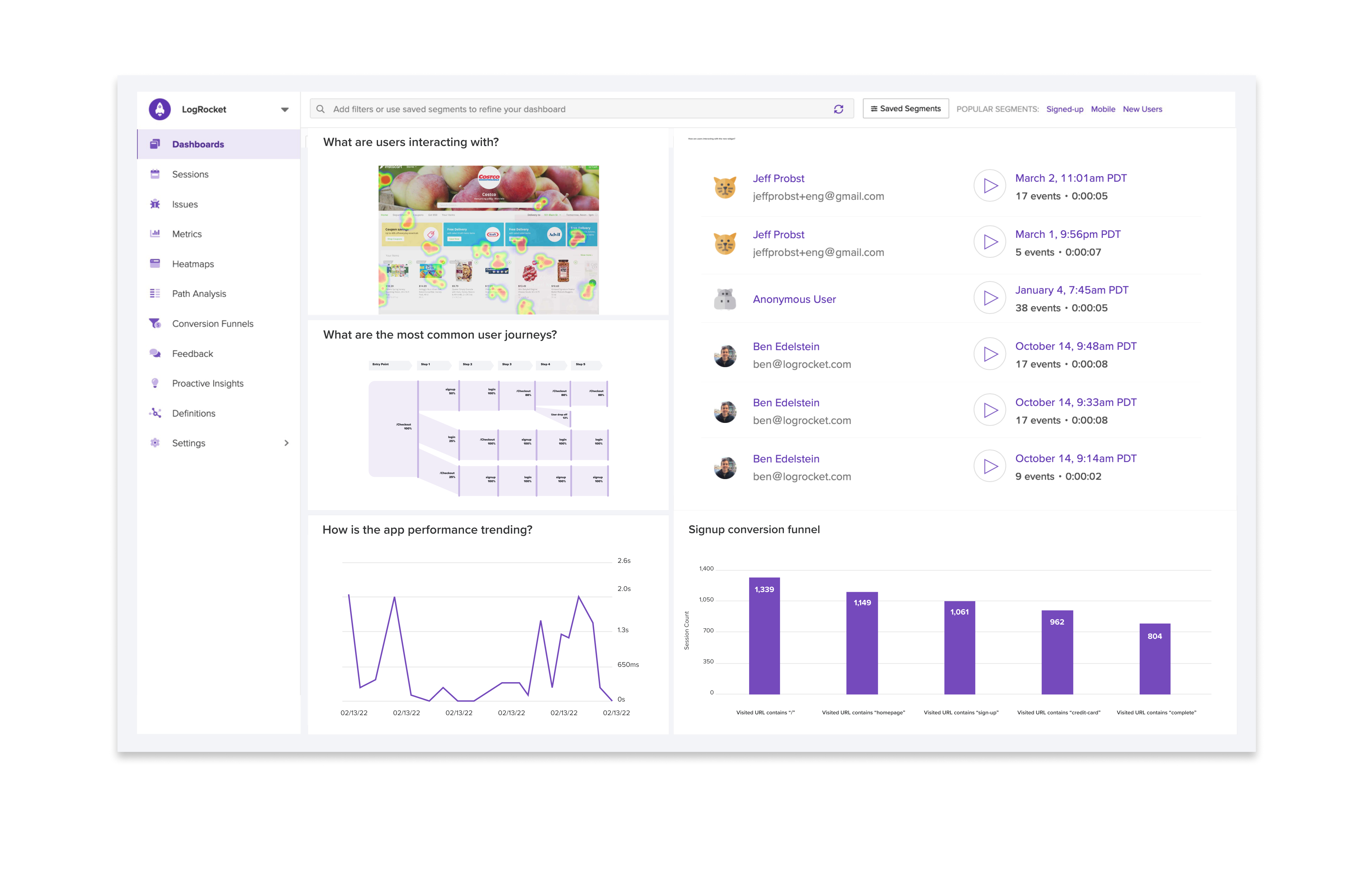 Session Replay | Product Analytics | Error Tracking | LogRocket