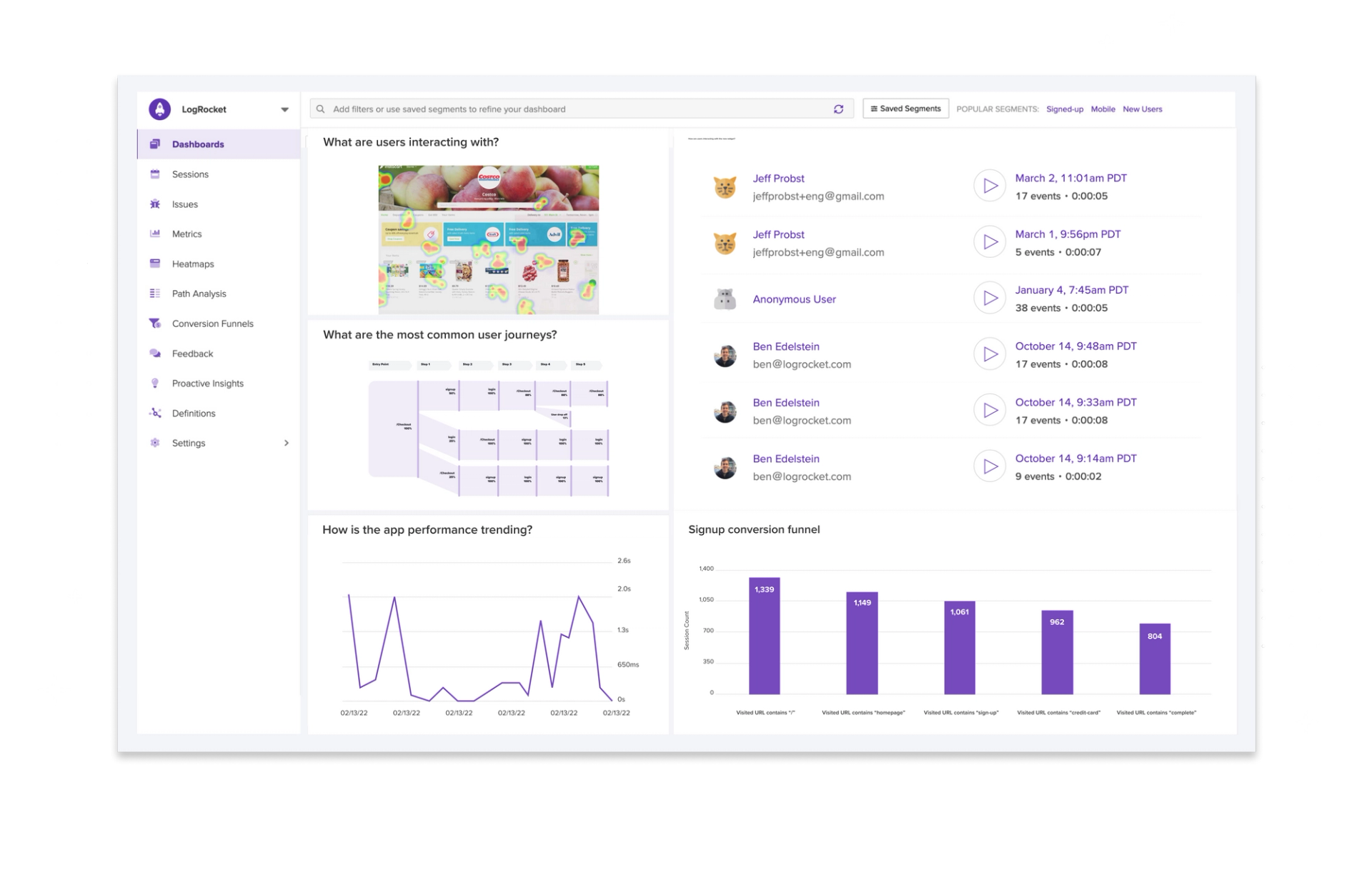 Session Replay | Product Analytics | Error Tracking | LogRocket