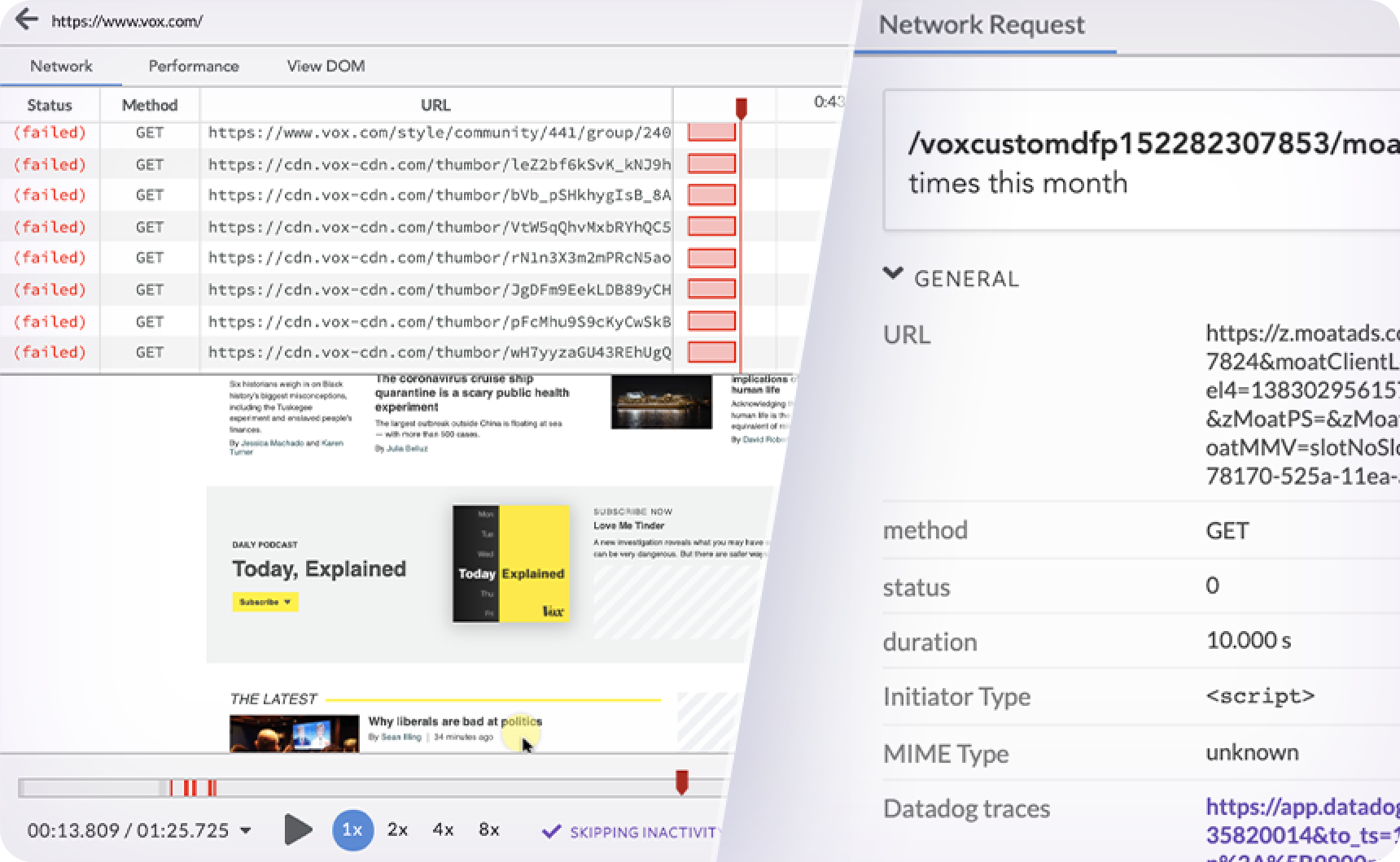 Network requests