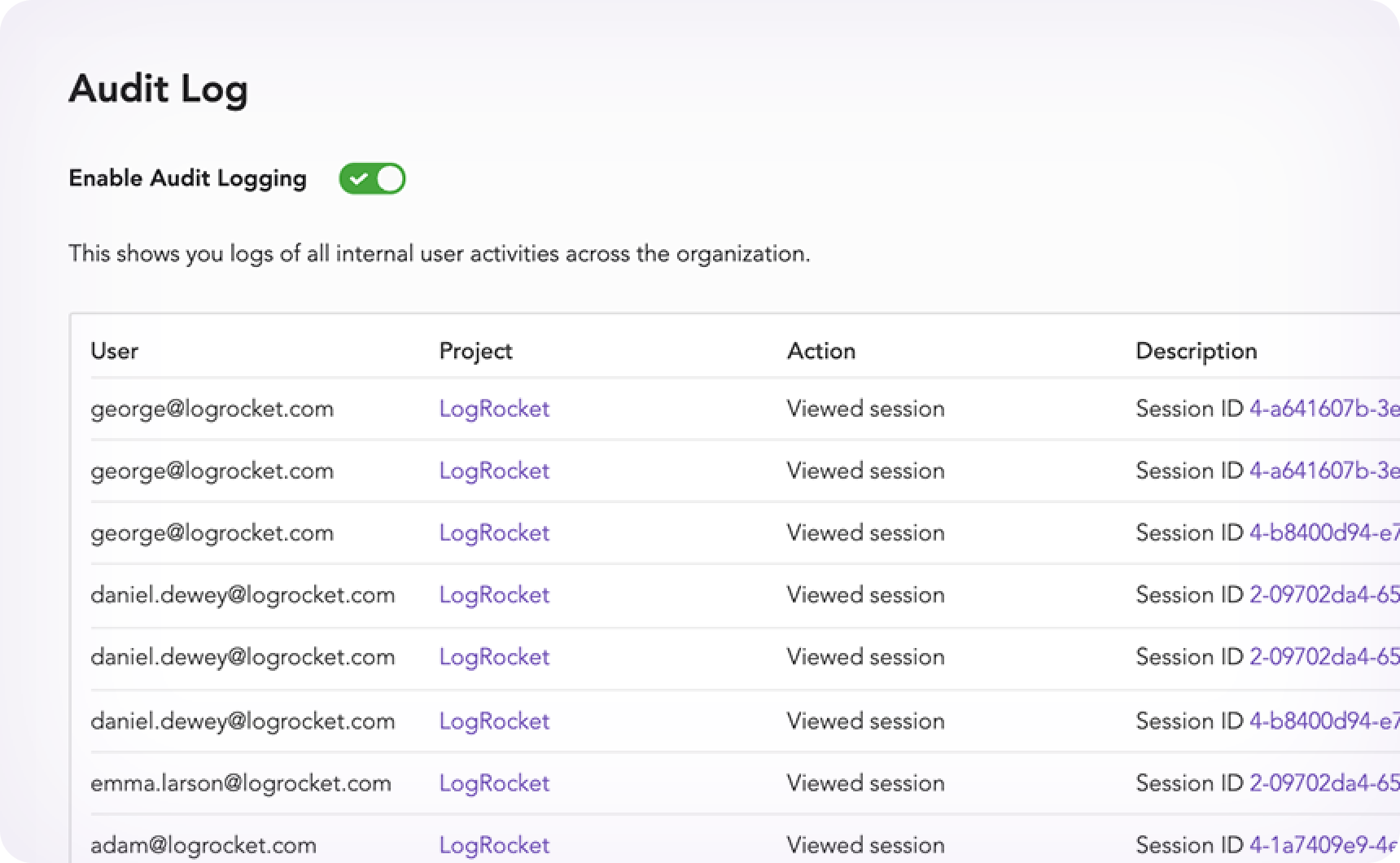 Audit Logs