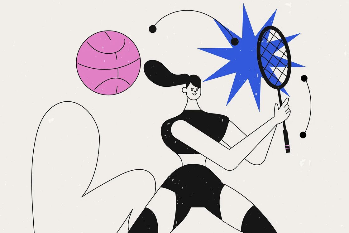 A good tennis session on how to enjoy life more