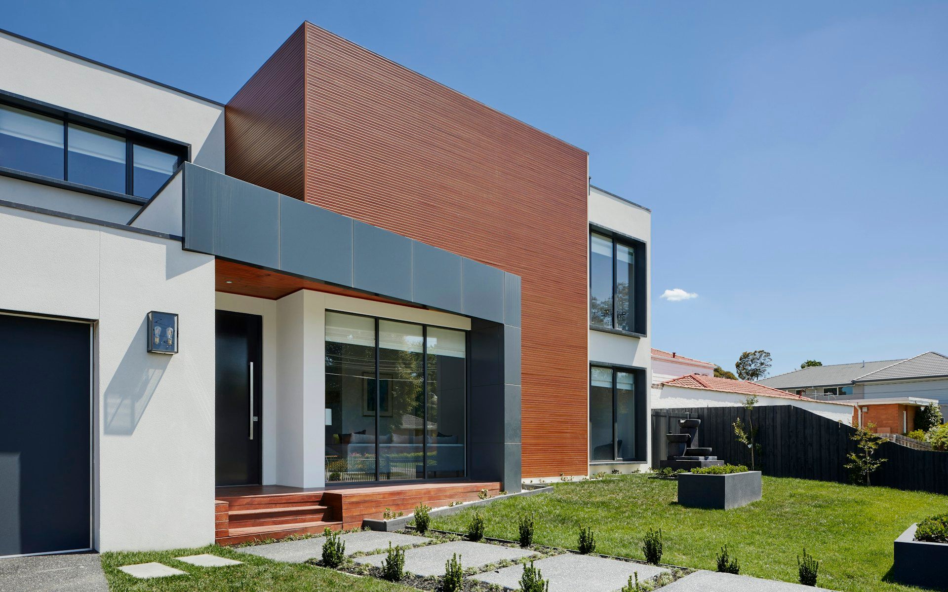 Exterior at golden hour