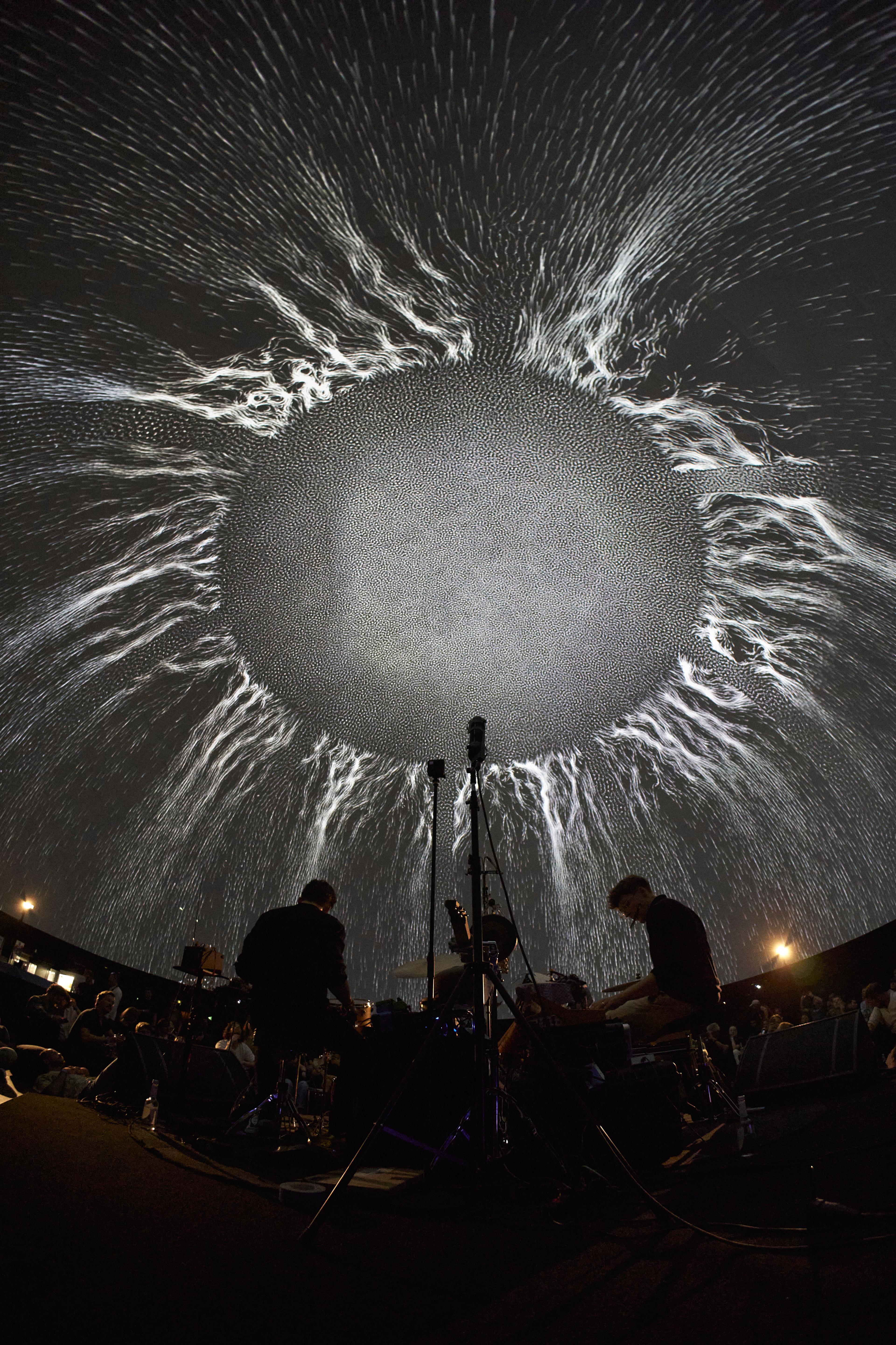 Concert of 9ms and Lichtgestalten at Planetarium München