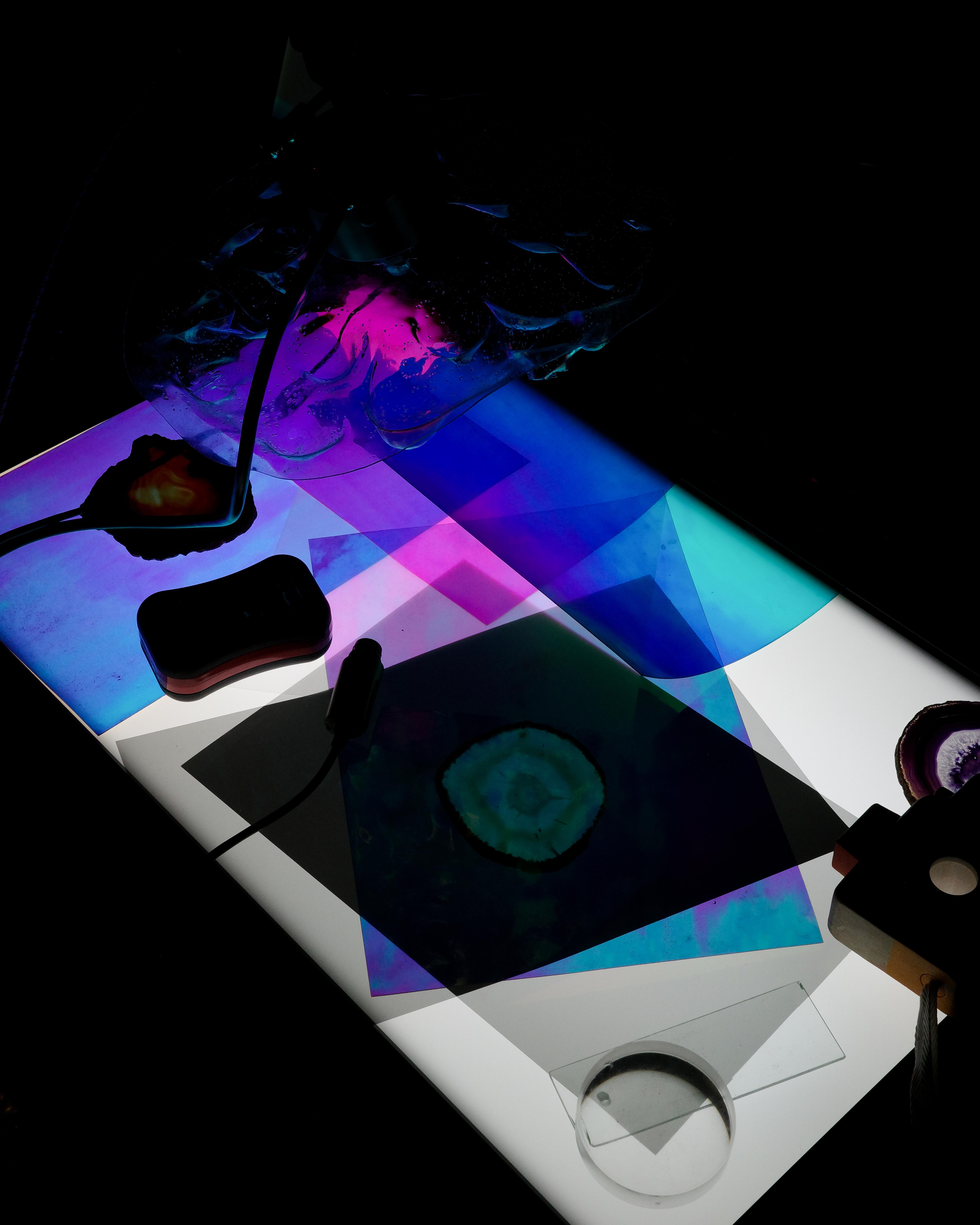 Studio Auge (Lucien Lietz) Improvised Experimental Analogue Lightshow