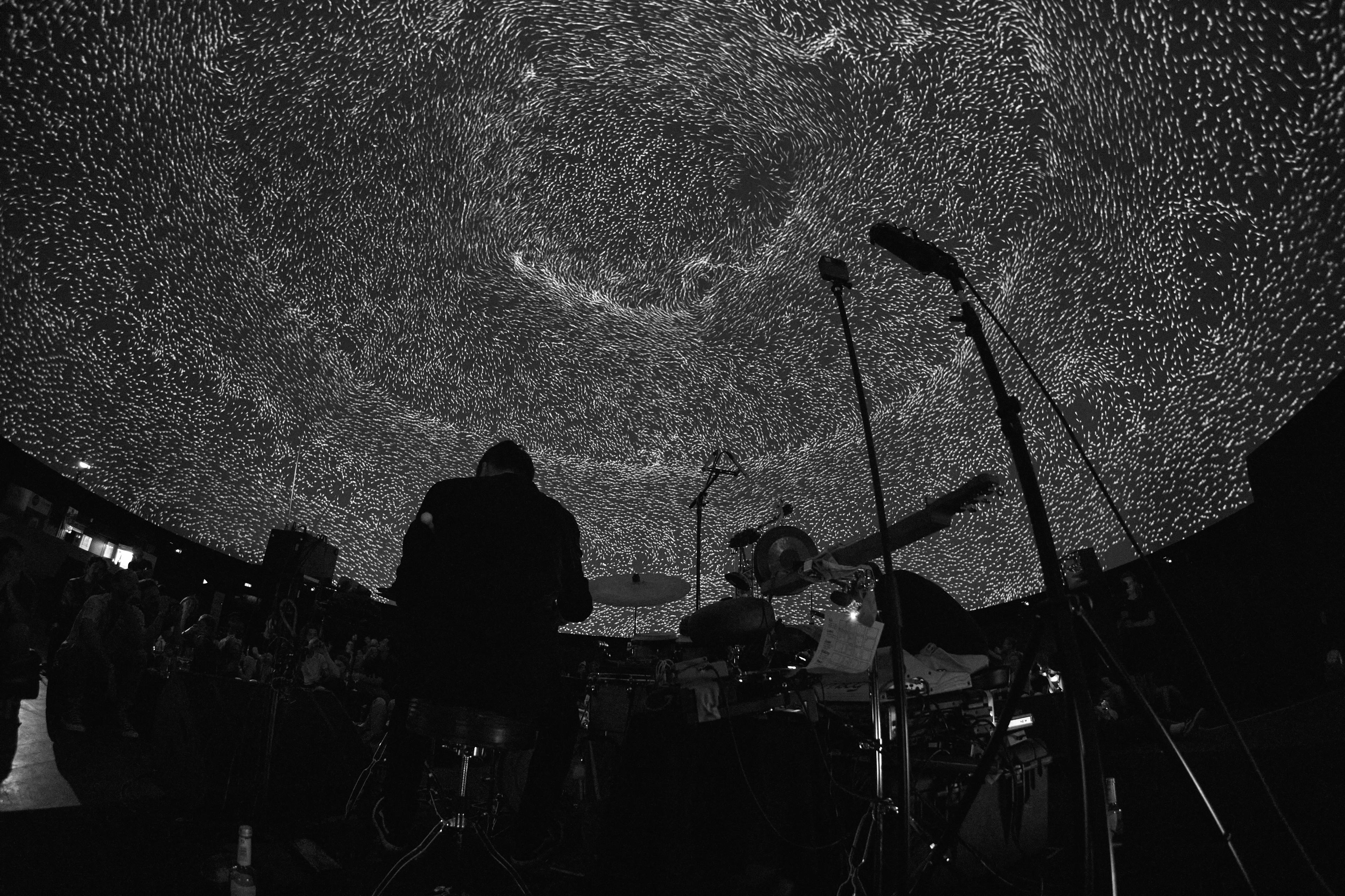 Concert of 9ms and Lichtgestalten at Planetarium München