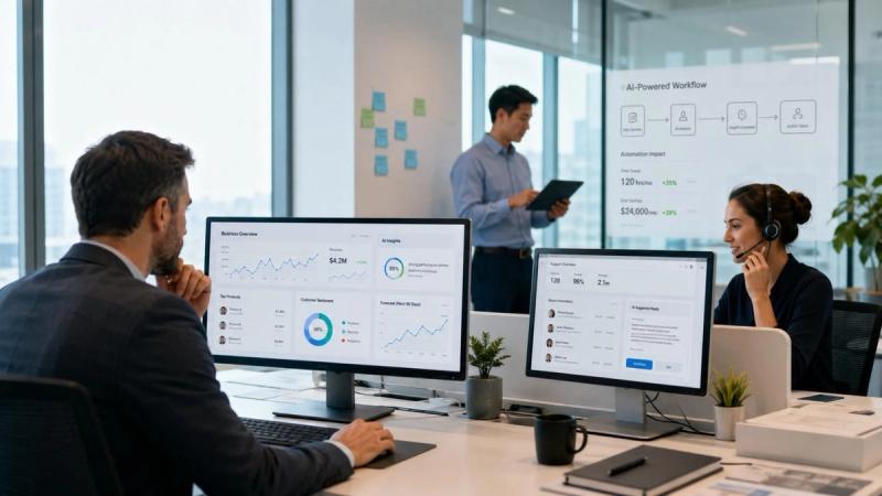 How Artificial Intelligence Is Transforming Business Operations, Customer Service, and Decision-Making in 2026 - EntrepreneurLens