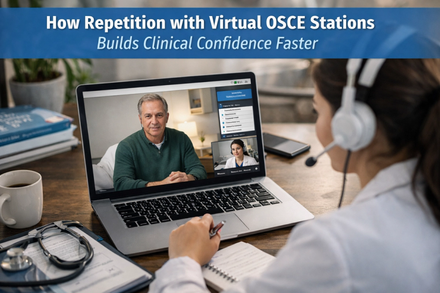 Virtual patients for OSCE 
