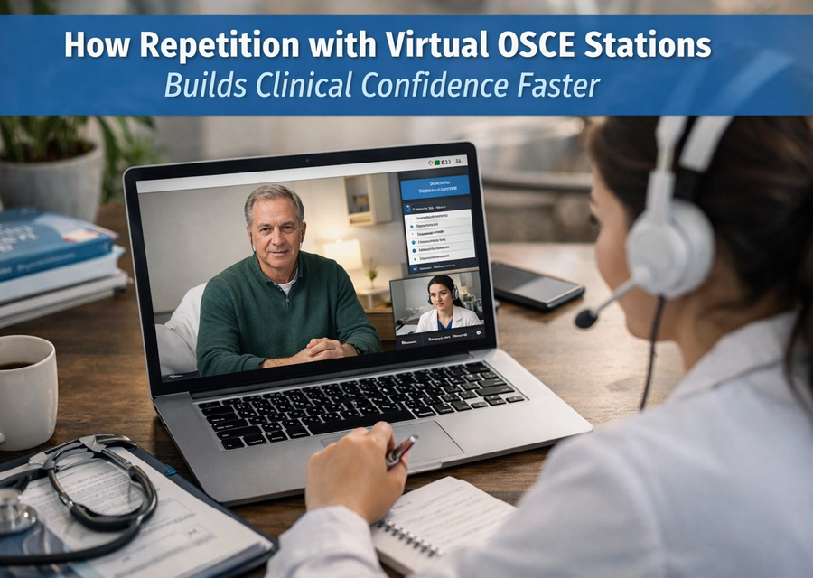 Virtual patients for OSCE