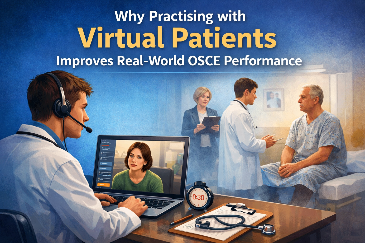 Virtual Patients Improves Real-World OSCE Performance