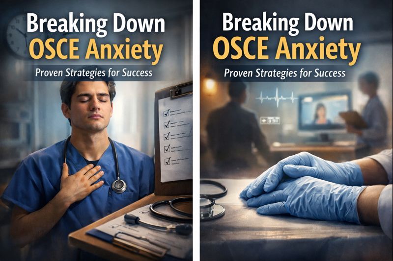 Practical ways to calm your nerves—and actually show what you know—on OSCE day