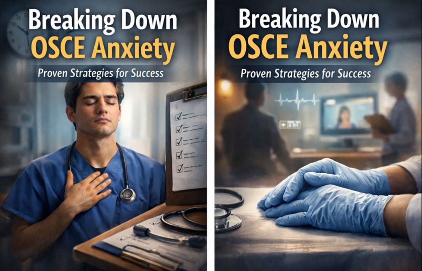 Practical ways to calm your nerves—and actually show what you know—on OSCE day