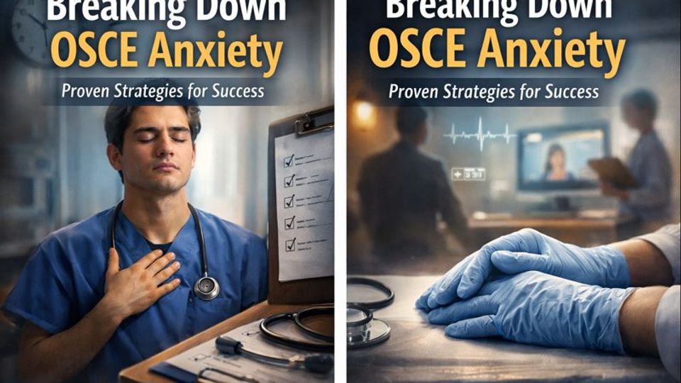 Practical ways to calm your nerves—and actually show what you know—on OSCE day