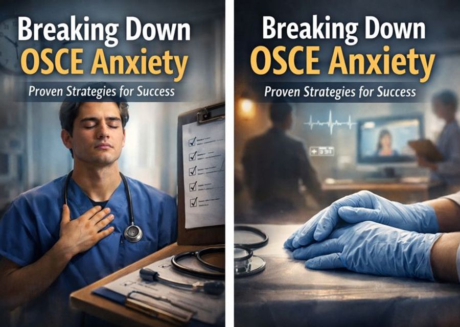 Practical ways to calm your nerves—and actually show what you know—on OSCE day