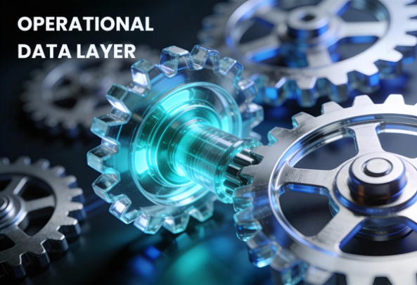 Operational Data Layer illustration with cogs