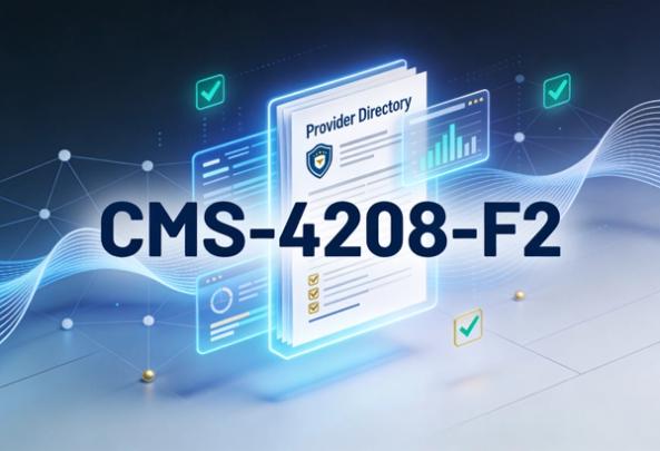 Abstract to illustrate provider directories and CMS-4208-F2