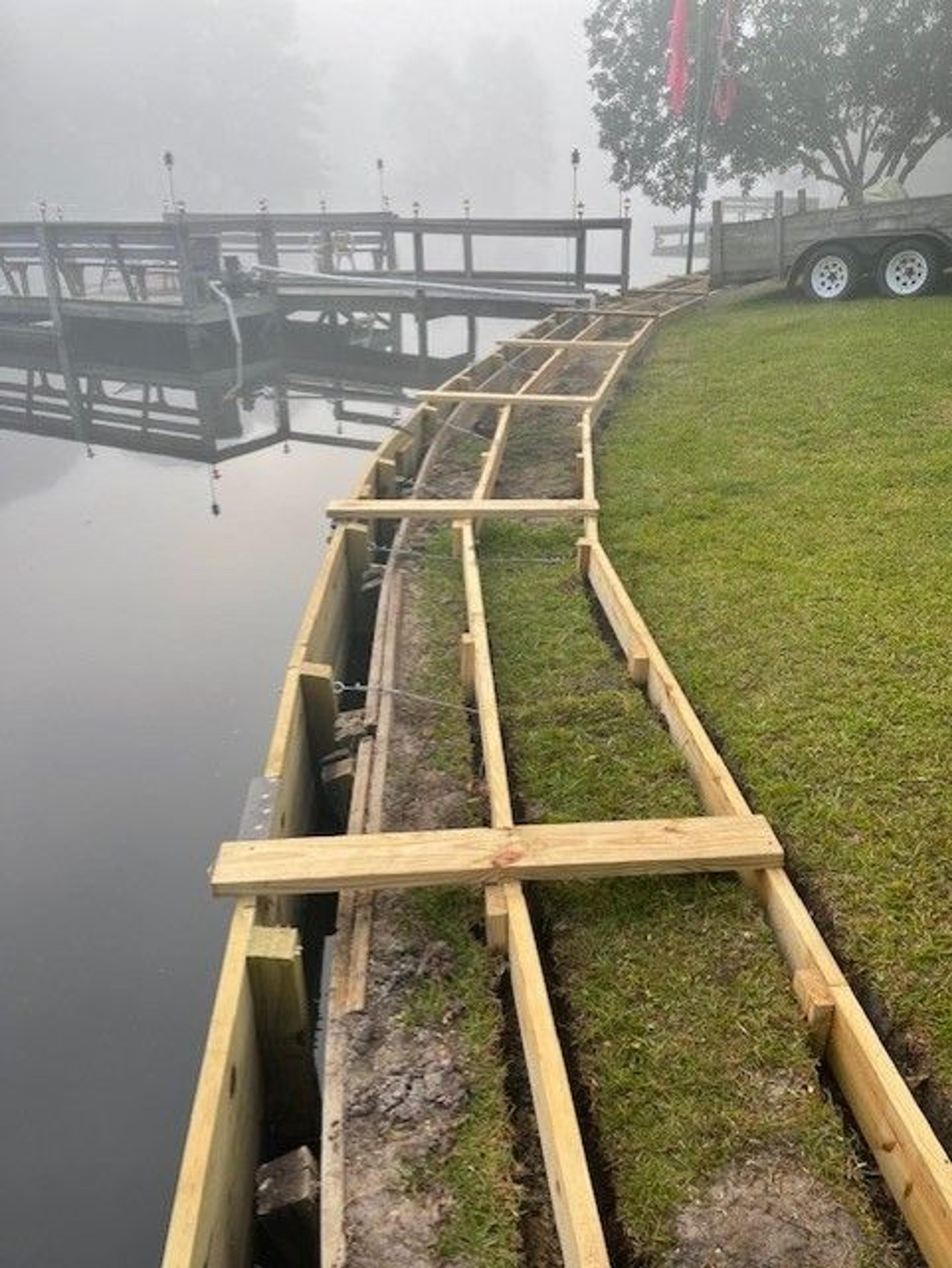 Seawall And Boardwalk