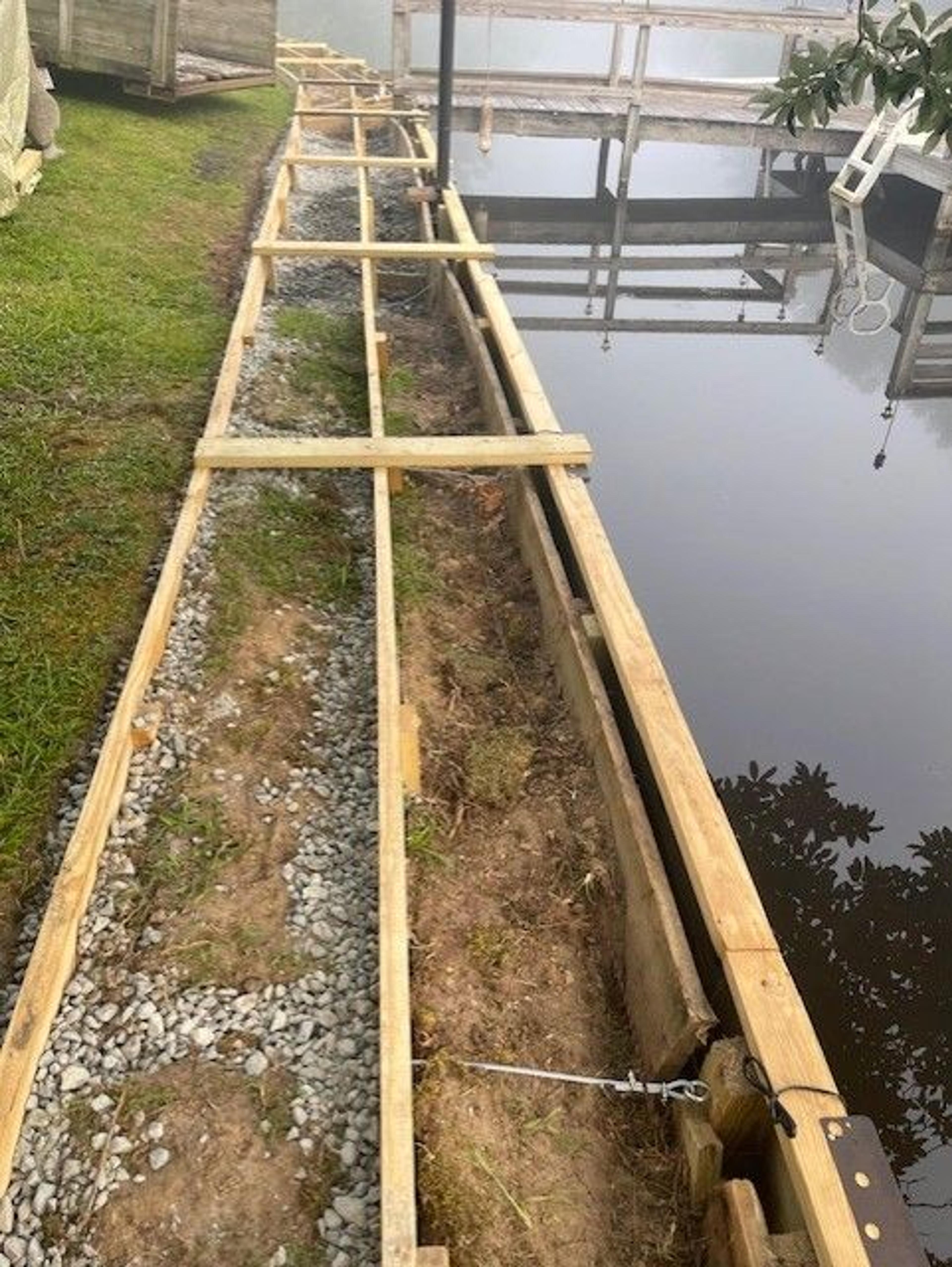 Seawall And Boardwalk — before