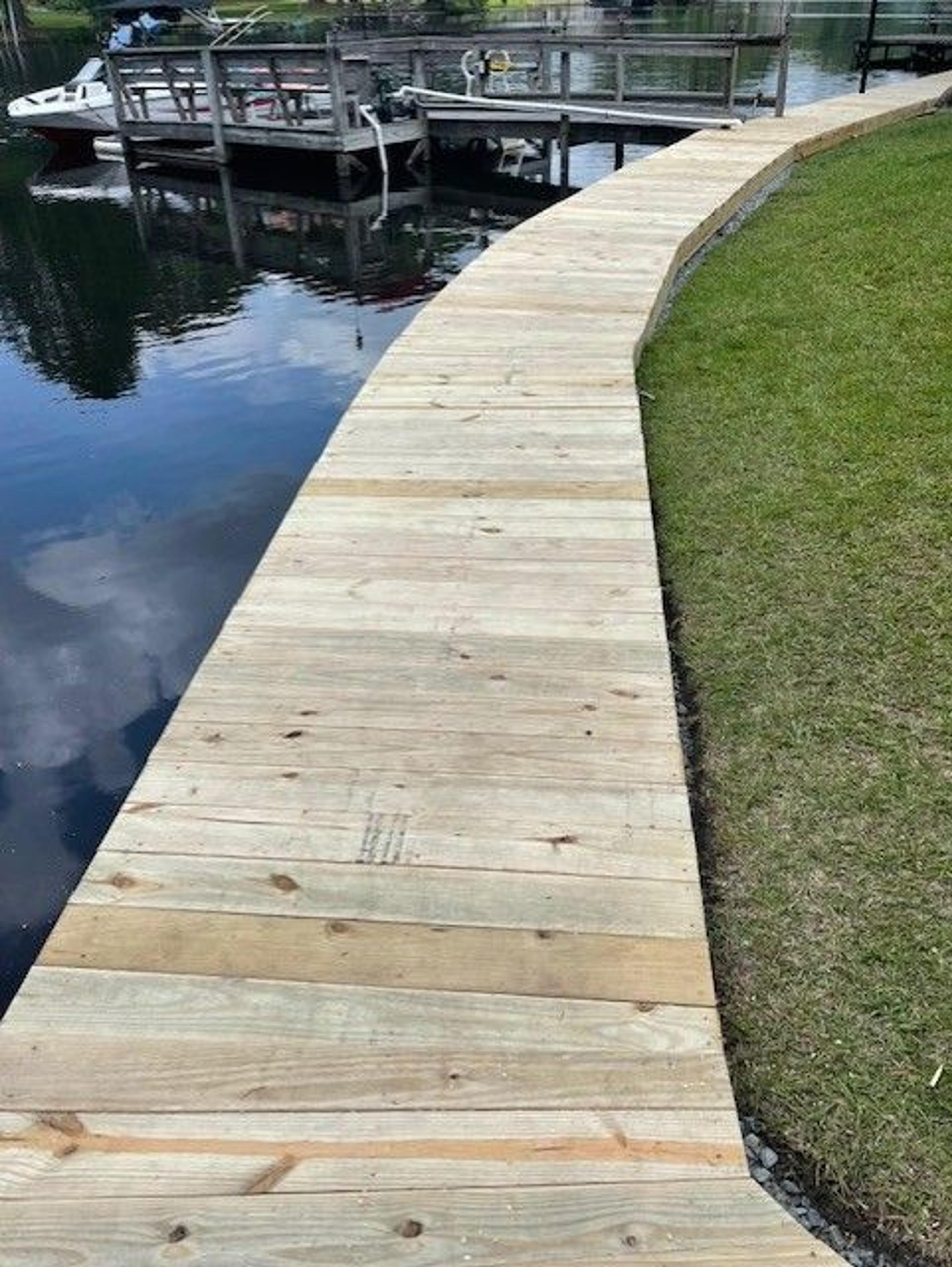 Seawall And Boardwalk