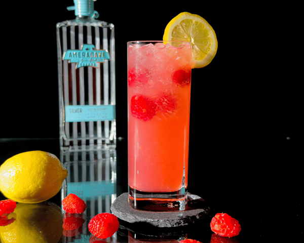Raspberry Lemonade Cocktail with Ameragave American Agave Spirits