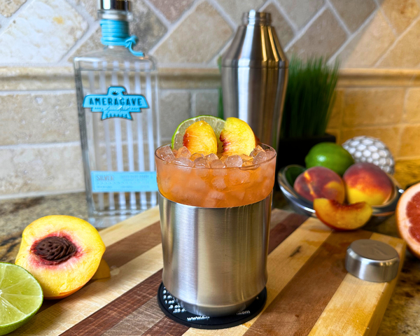 Peach Aperol Paloma Cocktail