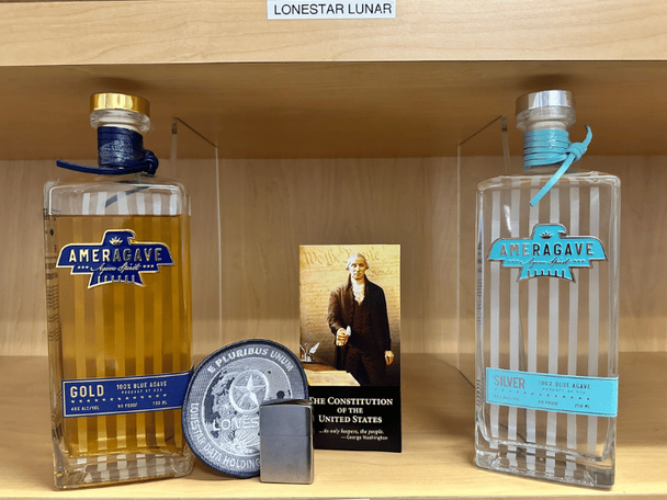 Ameragave Bottles at Lonestar Lunar's Mission Control