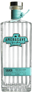 A bottle of Ameragave Silver.