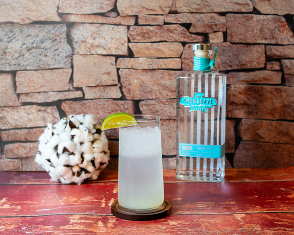 Glass of Ranch water with Ameragave Silver