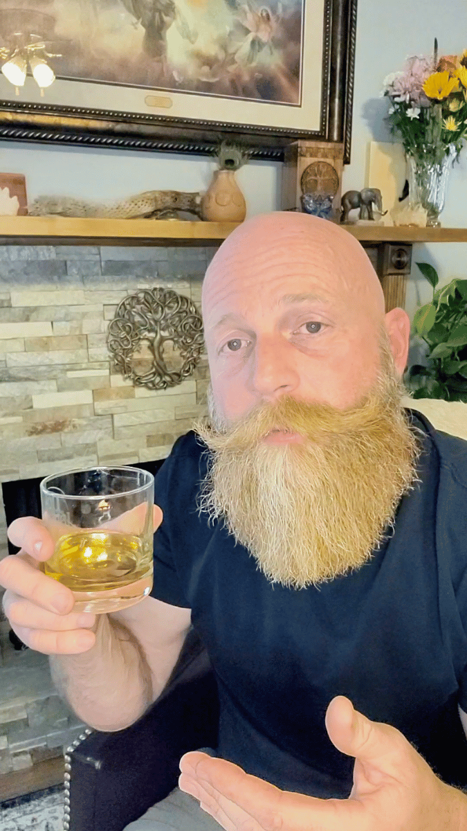 "It's aged like a Bourbon in unused American oak"