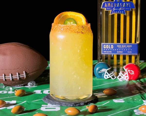 Ameragave Cocktail Touchdown Mule with Football decor