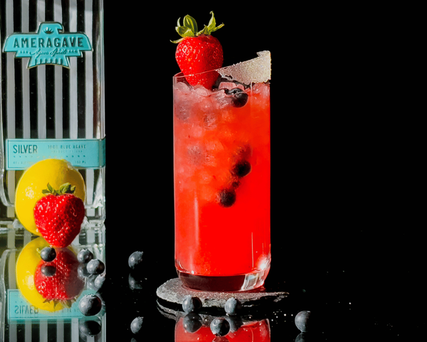 Ameragave American Agave Spirits and Berry Lemonade cocktail
