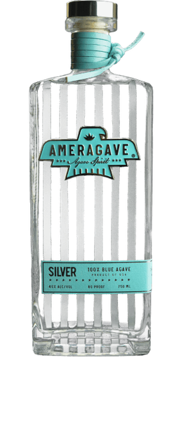 A bottle of Ameragave Silver.