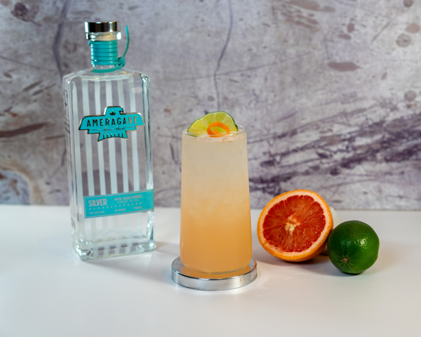 Paloma Cocktail with Grapefruits