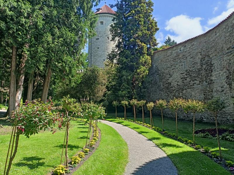 alte Stadtmauer in Überlingen