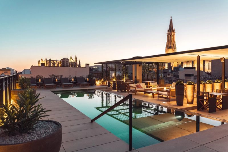 Innenhof des Sant Francesc Hotel Singular