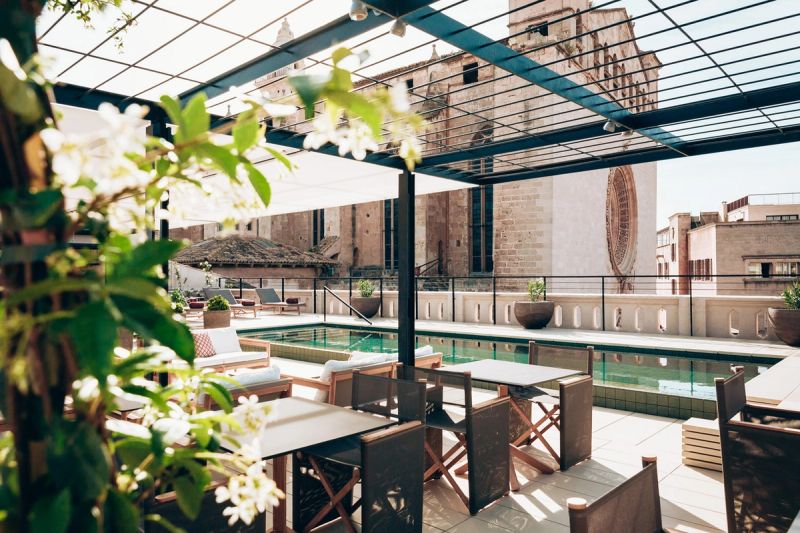 Dachterrasse mit Pool im Sant Francesc