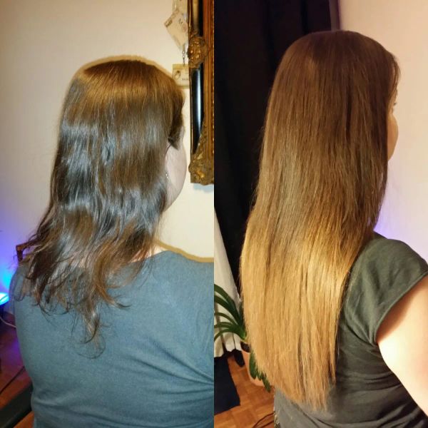 Longueur Cheveux Fins - Avant/Après 2