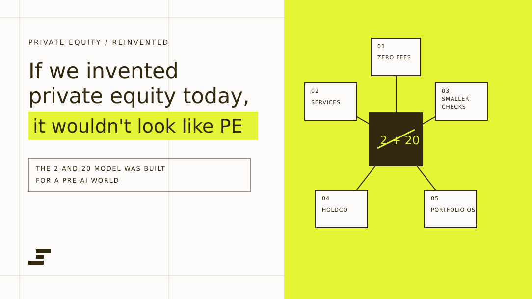 Private Equity Was Built for a World Where Intelligence Was Expensive