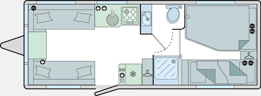 2024 Bailey Amalfi Caravan - View 2