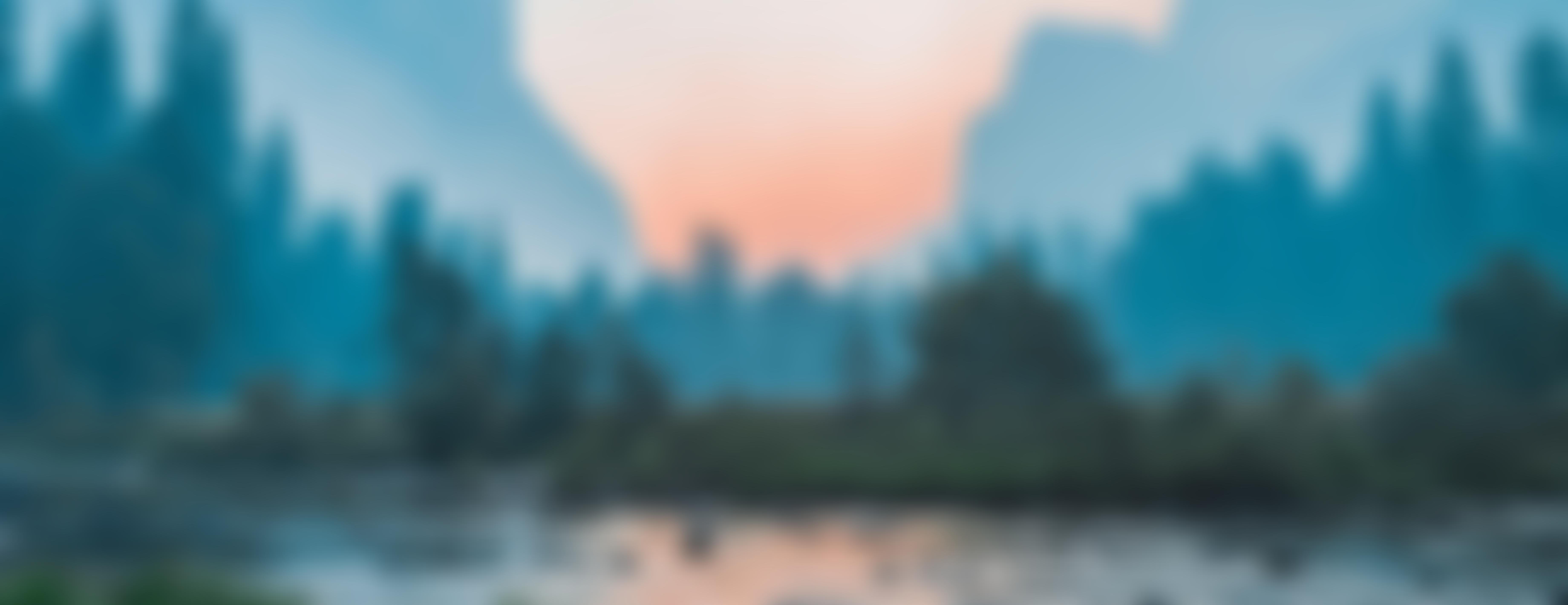 A river with mountains in the background