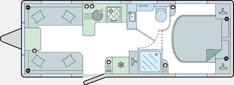 2024 Bailey Porto Caravan - View 12
