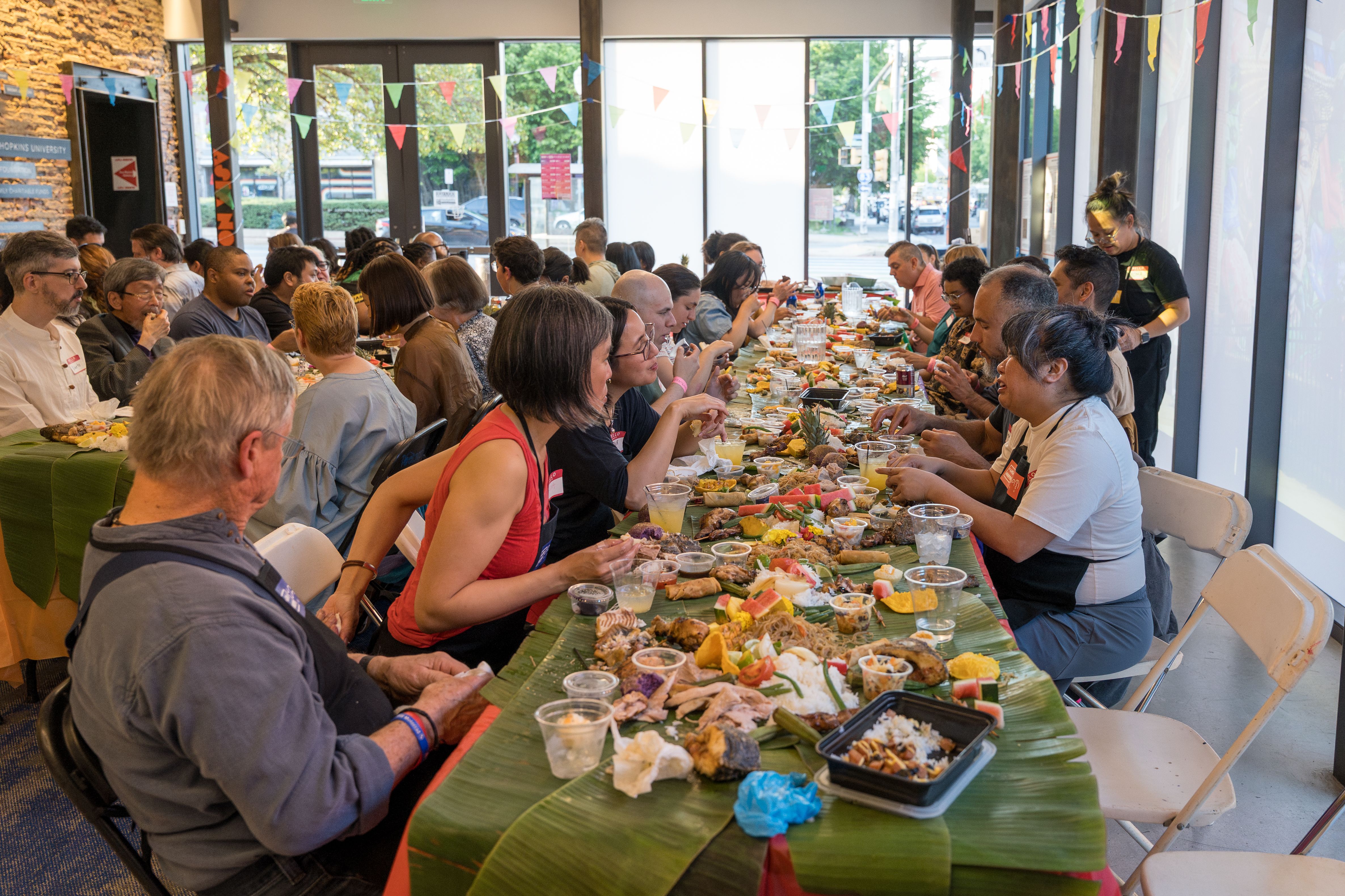 Kamayan Feast at The Parkway in Station North Arts District